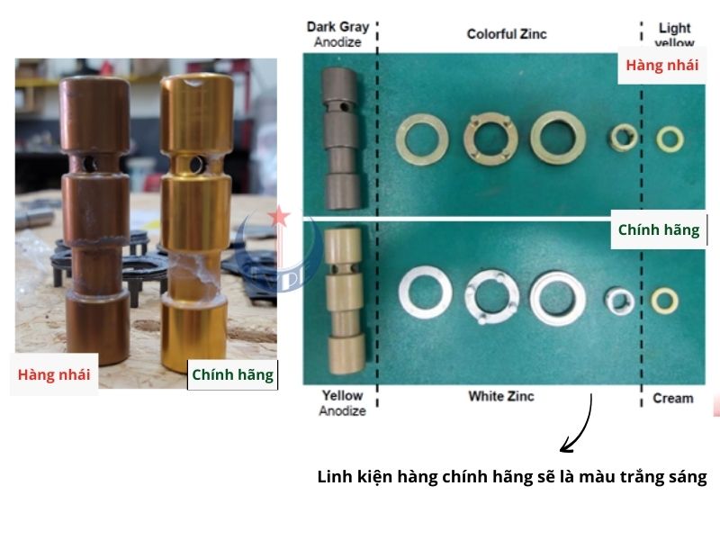 Bộ phận bên trong động cơ khí nén