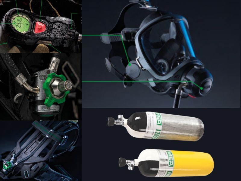 Cấu tạo bình khí thở cách ly