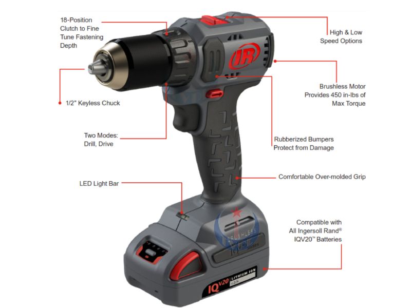 Cấu tạo máy khoan pin IR