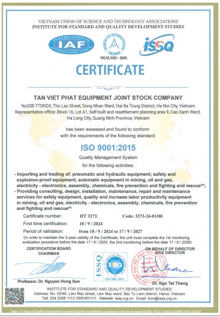 Chứng nhận ISO 9001-2005
