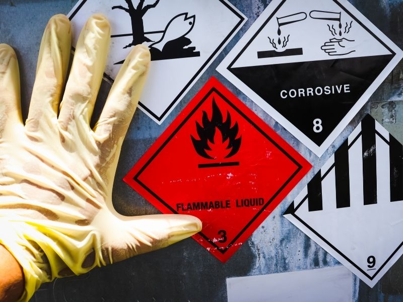 Ngăn chặn tiếp xúc chéo giữa các loại chất