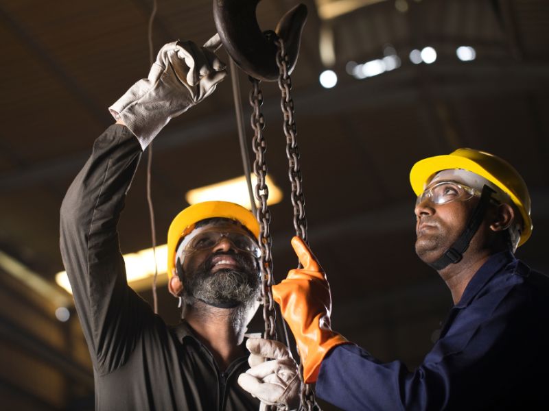 Sửa chữa pa lăng xích