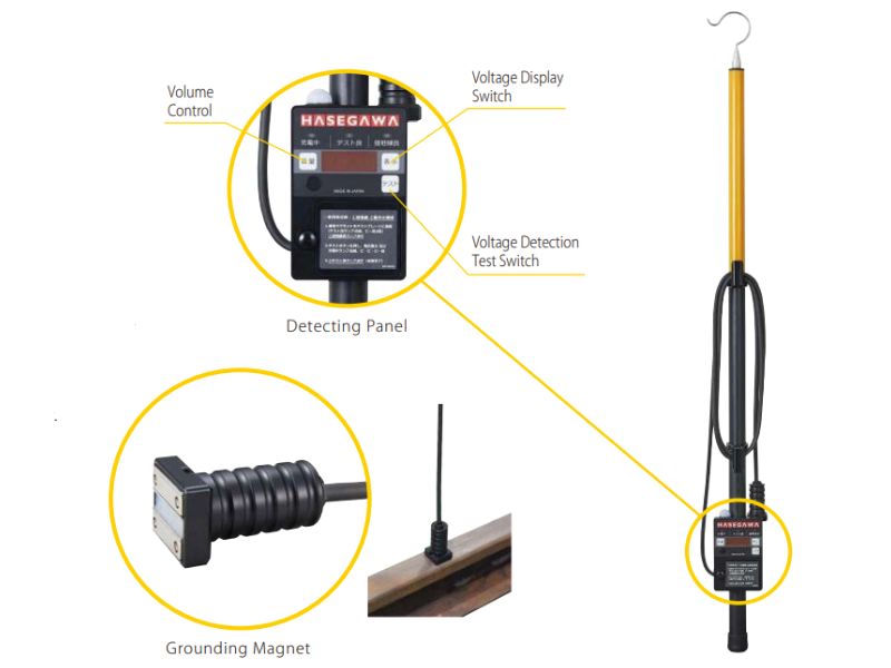 Thiết bị dò điện áp cho dây tiếp xúc DC HVC-1.5N3
