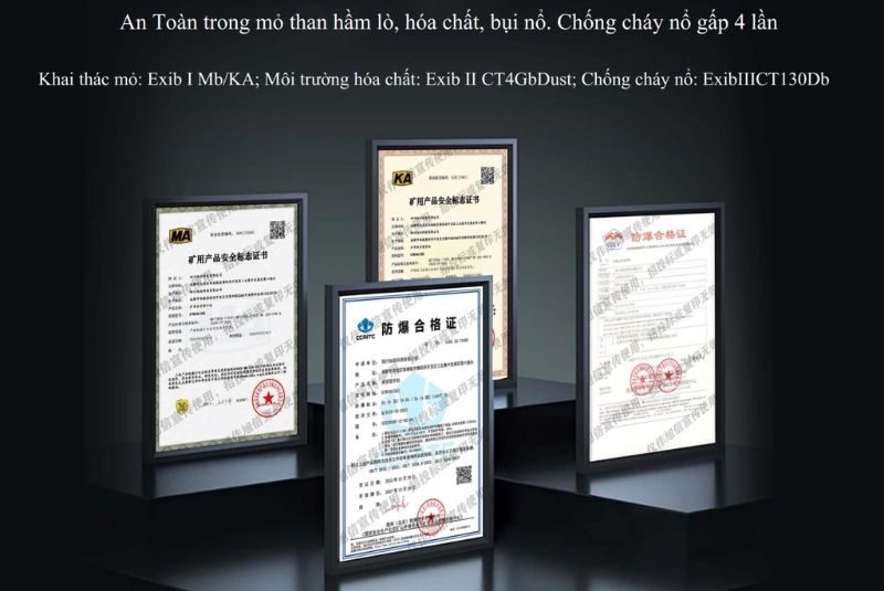Điện thoại chống nổ gấp 4 lần