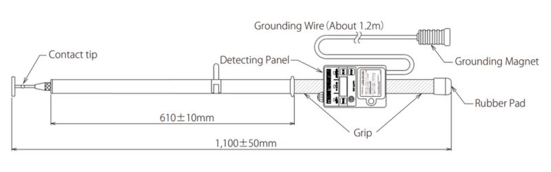 Máy dò điện áp thanh ray thứ 3 DC HVC-750N3