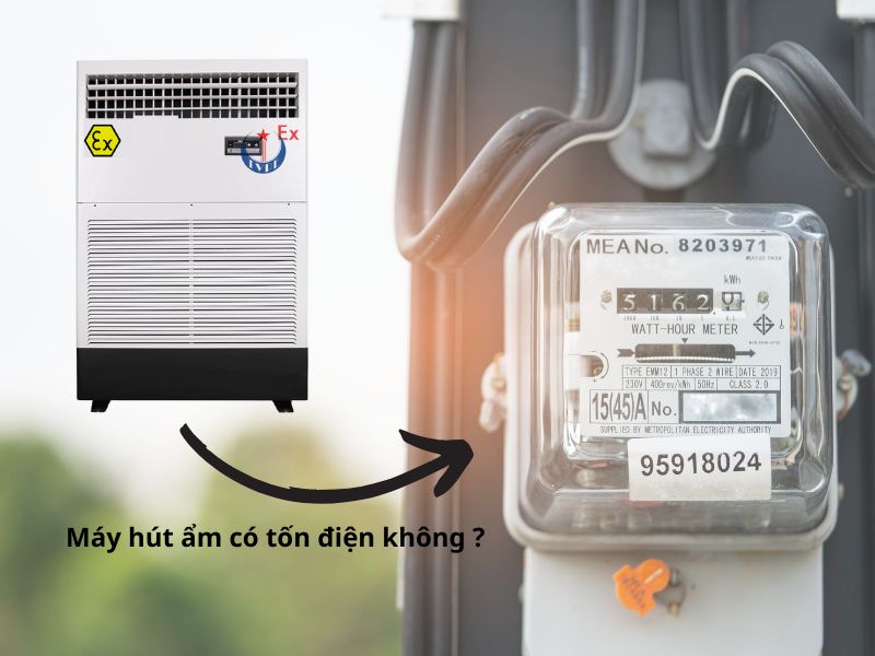 Máy hút ẩm có tốn điện không