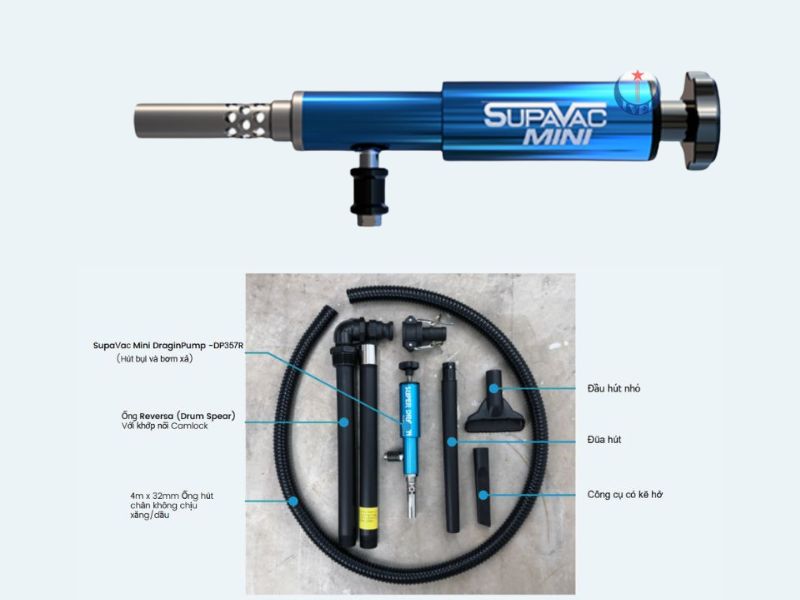 Máy hút bụi phòng nổ Supavac Mini