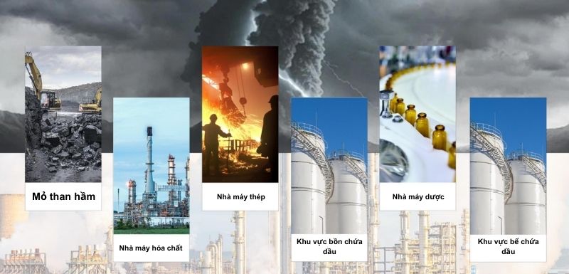 Ứng dụng điện thoại phòng nổ