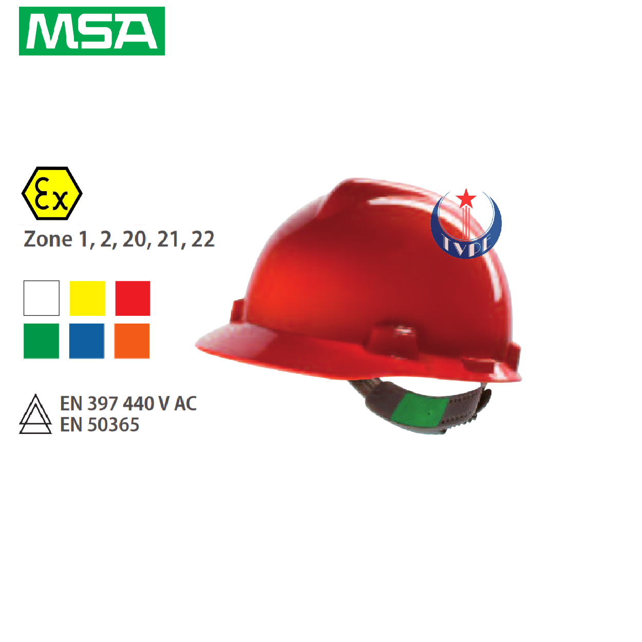 Mũ bảo hộ MSA V-Gard