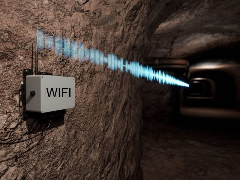 Vì sao cần hệ thống phát wifi trong hầm lò