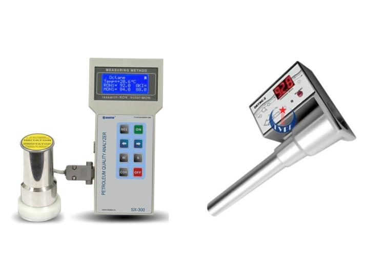 Các loại máy đo chỉ số octane phổ biến trên thị trường.