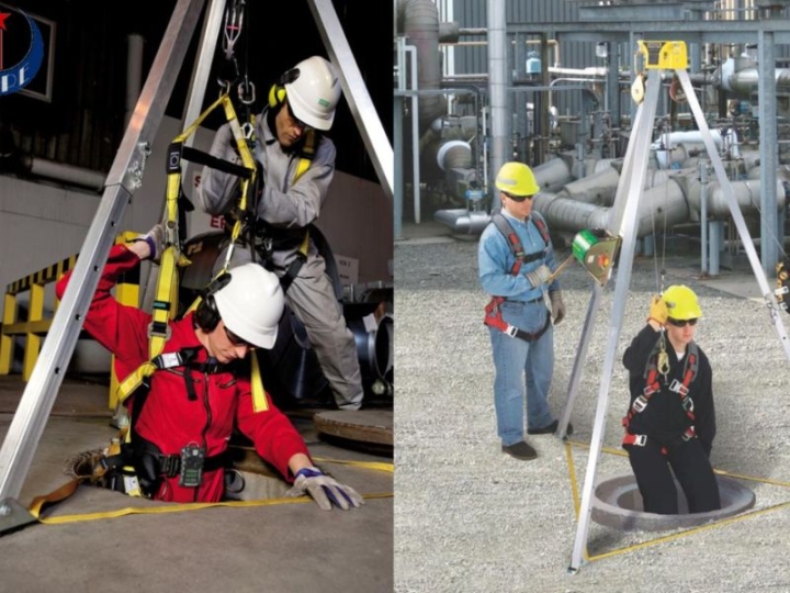 Ứng dụng giá cứu hộ 3 chân trong các tình huống khẩn cấp