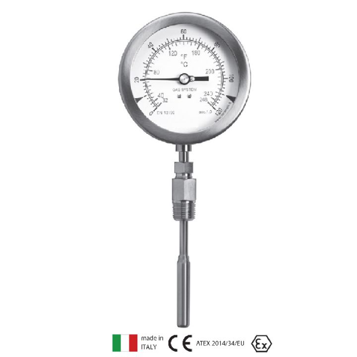 Đồng hồ đo nhiệt độ kiểu cơ phòng nổ
